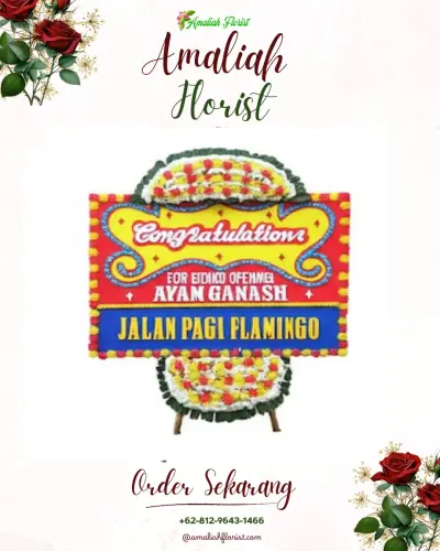 Bunga Papan Congratulation di Gesing